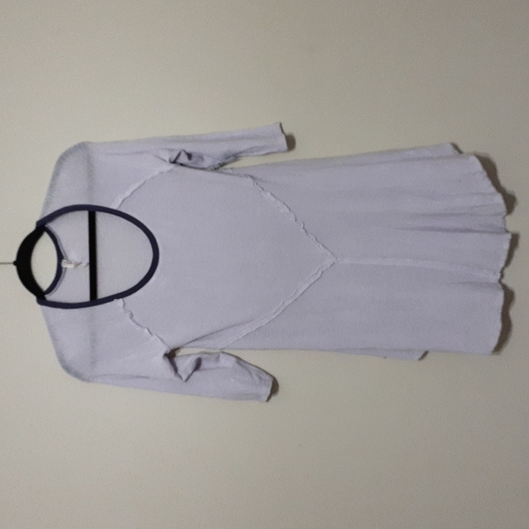 Intimately free by free people women tunic top lavender lagenlook sheer y2k - Picture 7 of 7